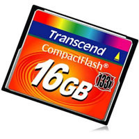 Карта пам*ятi Transcend 16Gb Compact Flash 133x (TS16GCF133)