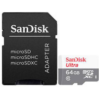 Карта пам*ятi SANDISK 64GB microSD class 10 Ultra Light (SDSQUNR-064G-GN3MA)