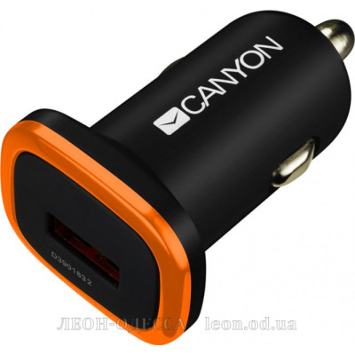 Зарядний пристрiй Canyon Universal 1xUSB car adapter (CNE-CCA01B)