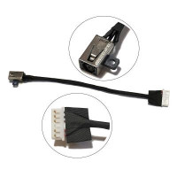 Роз*єм живлення ноутбука з кабелем Dell PJ979 (4.5mm x 3.0mm + center pin), 6(5)-p (A49097)