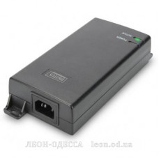 Адаптер PoE DIGITUS PoE Ultra 802.3at, 10/100/1000 Mbps, Output max. 48V, 60W (DN-95104)
