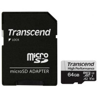 Карта пам*ятi Transcend 64GB microSDXC class 10 UHS-I U1 High Endurance (TS64GUSD350V)
