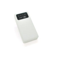 Батарея унiверсальна Linkage 20000mAh Input:Type-C/Micro-USB, Output:USB-A*2(2.1A), White/Black (LKP-27 / 28373)