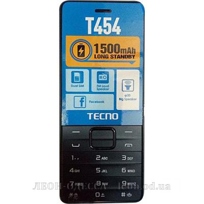 Мобiльний телефон TECNO T454 Black (4895180745973)