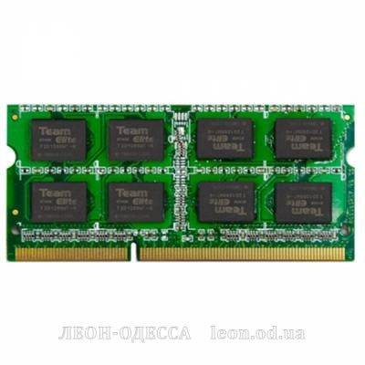 Модуль пам*ятi для ноутбука SoDIMM DDR3 8GB 1600 MHz Team (TED38G1600C11-S01)