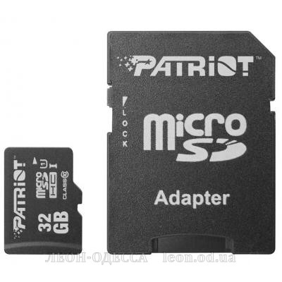 Карта пам*ятi Patriot 32GB microSD class10 (PSF32GMCSDHC10)