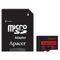Карта пам*ятi Apacer 64GB microSDXC class 10 UHS-I U1 (AP64GMCSX10U5-R)