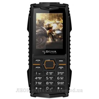 Мобiльний телефон Sigma X-treme AZ68 Black Orange (4827798374917)