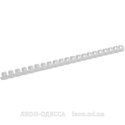 Пружина пластикова d 14 мм, біла, 100 шт.