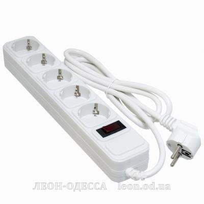 Мережевий фiльтр живлення Patron 3m (SP-1053W), 5 розеток White (EXT-PN-SP-1053W)