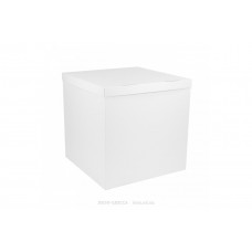 Коробка-сюрприз для шаров 70*70*70 см - белая