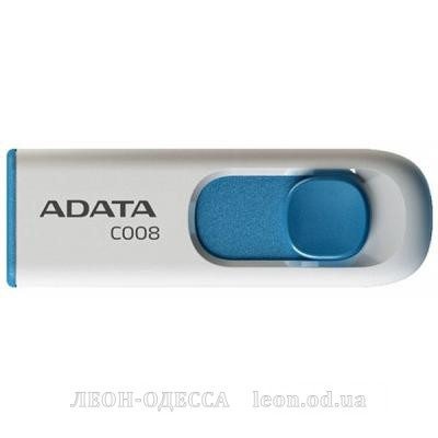 USB флеш накопичувач ADATA 32GB C008 White USB 2.0 (AC008-32G-RWE)