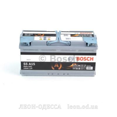 Аккумулятор автомобильный BOSCH 105А (0 092 S5A 150)