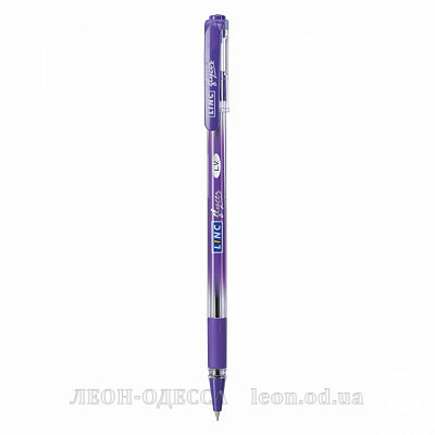 
											Ручка кульк/масл "Glycer" фіолетова 0,7 мм "LINC"											
											