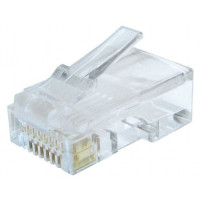 Коннектор RJ45 cat.6 UTP 8P8C * 10 (позолоч. конт.) Cablexpert (LC-8P8C-002/10)