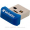 USB флеш накопичувач Verbatim 64GB Store *n* Stay NANO Blue USB 3.0 (98711)