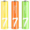 Батарейка ZMI AA ZI5 * 12 + AAA ZI7 * 12 Rainbow batteries set (Ф16358)