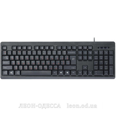 Клавиатура Maxxter KB-112-U USB Black (KB-112-U)