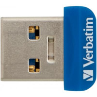 USB флеш накопичувач Verbatim 16GB Store *n* Stay NANO Blue USB 3.0 (98709)