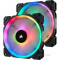 Кулер для корпуса Corsair LL140 RGB Twin Pack (CO-9050074-WW)