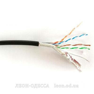 Кабель мережевий DIGITUS FTP 305м, cat 5e, CU, AWG24/1, outdoor, black (DK-1521-V-305-OD)