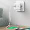 Зарядний пристрiй Ugreen CD170 36W USB + Type-C Charger (White) (60468)