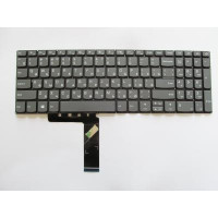 Клавiатура ноутбука Lenovo 320-15ABR,320-15AST,320-15IAP,320-15IKB серая RU/US (A46042)