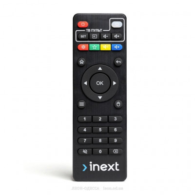 Універсальний пульт iNeXT із зоною програмування до inext TV5, TV5 Ultra, TV4, 4K Ultr (981003)